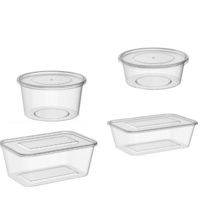 Microwave Containers- Clear