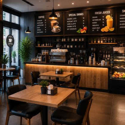 Cafés & Juice Shops