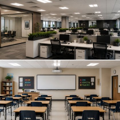 Offices, and Schools