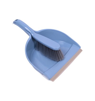 PET & PP Broom Set with Soft Plastic Handle Household Dustpan & Brush